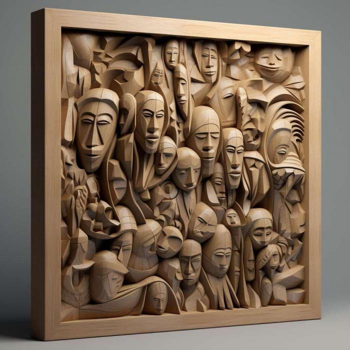 نموذج ثلاثي الأبعاد لآلة CNC 3D Art 